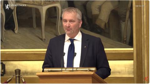 08-01-2026 Stortinget - Bompenger E39 i Agder ©Stortinget.no